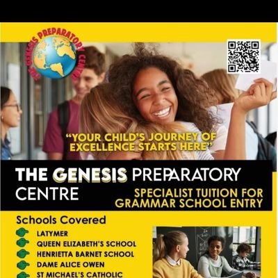 Specialist Tuition for Grammar School entry /

We can sponsor school activities /

Enfield / Black owned