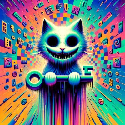 doG of this simulation | Cheshire cat in the poezzle | Cursed by Privacc, cured by obfuscation | Zion's keys: occulta apparentia | 🏦🔑=🃏   🔜🎇