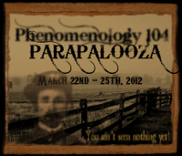 The Twitter page for Phenomenology 104 - A celeb-filled paranormal/supernatural convention in Gettysburg, Mar 22-25 for hardcore fans and newcomers alike!