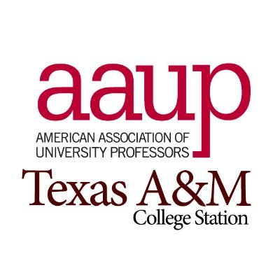 Advocating for #academicfreedom, diversity, shared governance, due process, and tenure in #highered. Texas A&M Chapter of @AAUP. ❤️s & shares🚫endorsements.