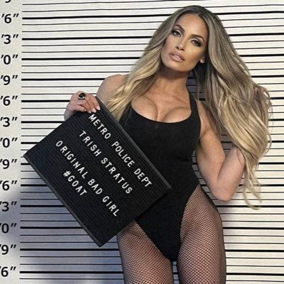 The official Twitter page for Trish Stratus and https://t.co/7J2Bdq1Iby