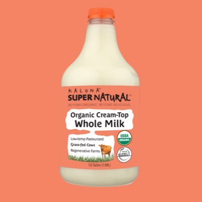 #AlmostRaw ORGANIC DAIRY from #SavoryInstitute #LandtoMarket Verified Regenerative farms🥛 Non-Homogenized (Cream-Top) & Low-temp (Batch) pasteurized. #Farms