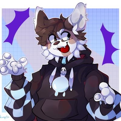 Hello! you can call me Splashy!/Yote wolf hybrid🐺/plays Video games 🎮/Art🎨/Content creation for fun🎮📽/Gay🏳️‍🌈lvl 18