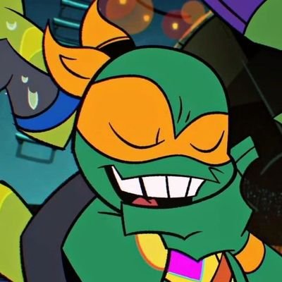 I love mikey from tmnt, mostly rottmnt mikey