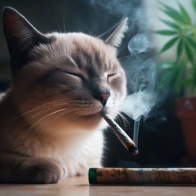 🌿 🐈  Welcome to the world of catwifblunt on Solana! 🚀 MEOW 🐈 $CBLUNT 🐈  🌿