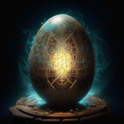 Btc_Rune_egg's profile picture. A rune egg wrapped in mysterious power