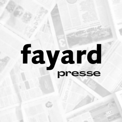 Compte officiel du service de presse des @EditionsFayard. Contact: servicedepresse@editions-fayard.fr