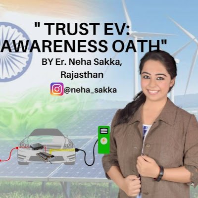 Electric Vehicle Technocrat #skilldevelopment #GreenEnergy
#emobility #climatechange 
TRUST EV AWARENESS OATH
Jaipur Vidyut Vitran Nigam Ltd (RSEB)