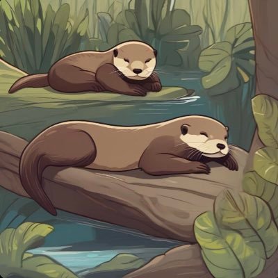 Otters Napping Everywhere