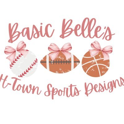 Sports designs for the Basic Belles of Houston, Texas!