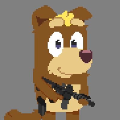 a 25 y/o dog who's polyamorous, but straight. With a fuckton of guns, DM friendly (no minors, disgusting accounts dni at all) PFP by Bud!