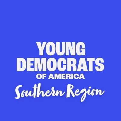 The @YoungDems Southern Region proudly represents chartered units in AL, AR, FL, GA, KY, LA, MS, NC, OK, PR, SC, TN, TX, and VI. #YDASouth #OrganizeTheSouth