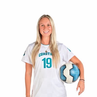 Division 1 soccer player Coastal Carolina University Sophmore Midfielder/defender Highlights in bio