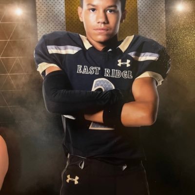 @ERHSFB( 3.7 GPA) :Class of 2027: WR-DB-S: (5’9’140LBS): School East Ridge High School: Number 352-978-5409