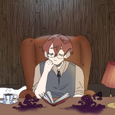 A sorcerer exiled for experimenting on the most powerful magic. But now owns a Secret Library that is open to anyone that finds it!! | pfp by @can_o_fish