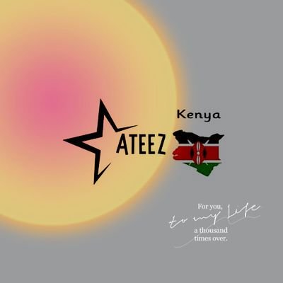 This is first Kenyan ateez fanbase dedicated to support @ATEEZofficial activities