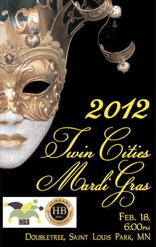 The Child Neurology Foundation's Mardi Gras 2012 event takes place on Feb 18th and includes live music, food, games and MUCH more!