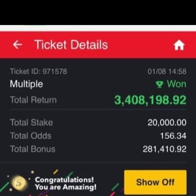 welcome to home of winning💯legit game available here 🏆DM to be among our daily winners 🎉 payments after winning and VIP sure prediction 🏆🏆💯 DM 08164641094