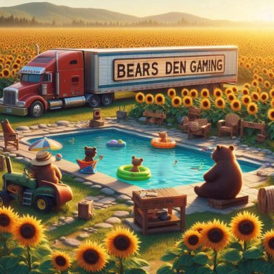 Welcome to BearsDenGaming. Sit back and enjoy the streams. We stream American Truck Simulator, Euro Truck Simulator, and Farm Simulator 22.