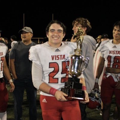 Vista high school 3 sport athlete 🏈🥍 🤼 | CO 2026 | 5’9 215 | 🏈RB,LB,FB | Oceanside CA | Brocandholly@gmail.com | (760) 521-9470