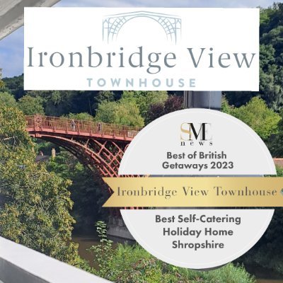 5 Star Gold 🏆Winner BEST BRITISH GETAWAYS  SELF- CATERING HOLIDAY HOME IN SHROPSHIRE 2023 &   SCENIC HOLIDAY HOME OF THE YEAR
Stunning view of the Iron Bridge