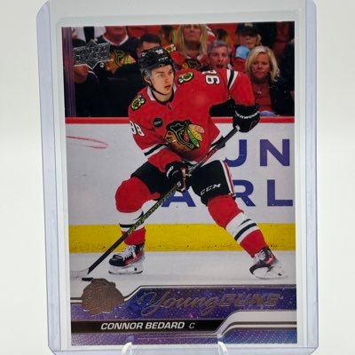 Sports card and memorabilia collector. Buying/selling/trading cards. Favorite team Chicago Blackhawks. Favorite players Connor Bedard and Elly De La Cruz