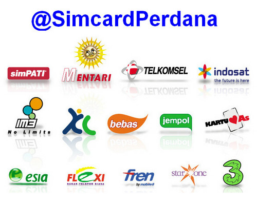 Menjual Simcard Perdana untuk semua operator, Nomor Cantik,dll dengan harga murah.

Pesan via DM(Direct Message)
Pengiriman Pesanan via JNE.

BBM: