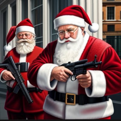 600 Santas With Sawn Off Shotguns
