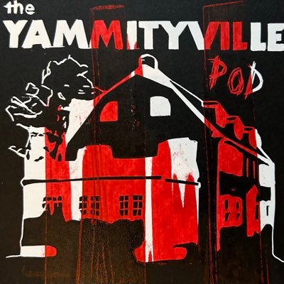 Horror podcast with a pair of Yam Yams and Lino printmaker