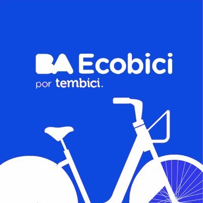 Sistema público de bicicletas de CABA. Usalas las 24h, de lun a vier de forma gratuita 💙🚲