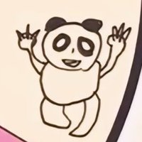 パンダさま確認ページ♡ 111210 パンダ シークレットメッセージカード《ゆうパケットOK