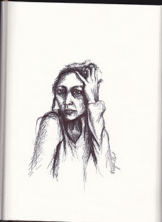 i love to sketch and paint, i think i can write, but not really, although im writing right now which is pretty cool.....