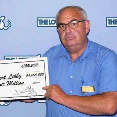 Robert Libby won a $4 million prize playing Mega Millions, helping the society with credit card, phone and medical bills debt🇺🇸🇺🇸