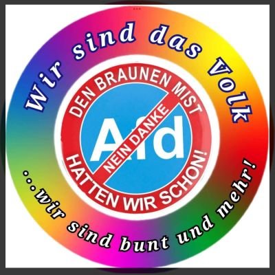 Gegen Nazis, AFD und alle rechte! Für mehr Klimaschutz👍 SPD WÄhler zeitlebens, den Grünen zugetan! #afdverbotjetzt