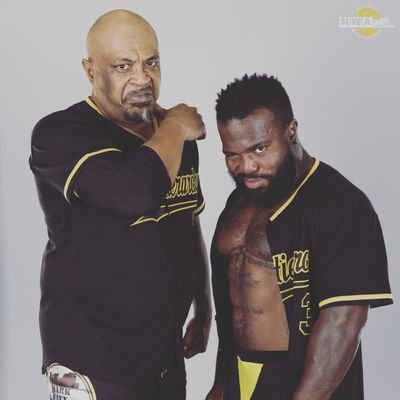The #DCVC Murder One and Joe Black! @nwa Tag Team.  Intellectual violence is our hustle and the Hierarchy is our clan. #2fingersalute