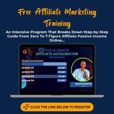 This is the ONLY PROGRAM that will show you How to Make $20, $100, $1000, $10,000 Monthly From anywhere in Africa With Affiliate Marketing