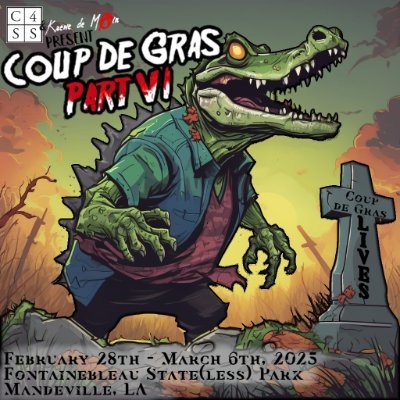 Krewe de Main and @c4ssdotorg's official Mardi Gras festival!⚜️💜🎭💚🏳️🌈💛🎷🖤🏴