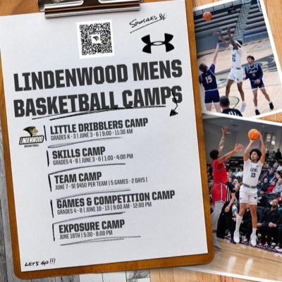🏀Account for Summer youth, elite, and High School Team Camps run by Lindenwood Head Basketball Coach Kyle Gerdeman 🏀