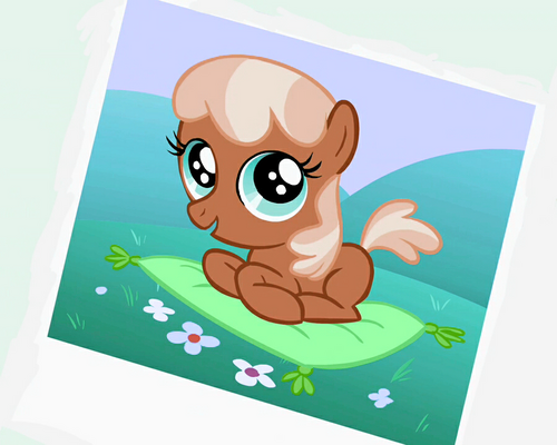 pfffyfffft (translation: newborn filly, found by @mlp_cherrywood