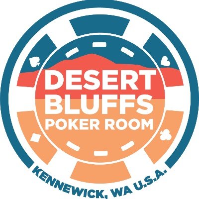 We are Desert Bluffs Poker Room here in Kennewick, WA.  Poker people and dealers doing poker things.