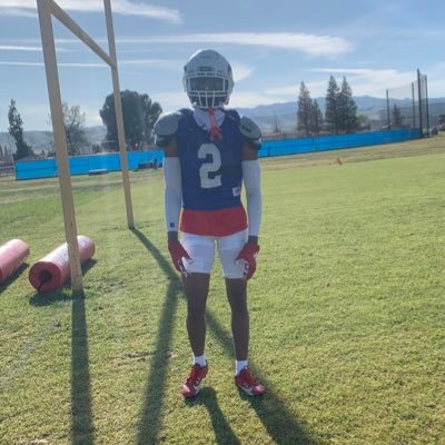 JUCO PRODUCT Height:6’2 Weight:175 Position:DB @ Mid YR Grad C/O2025