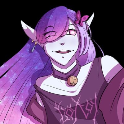 COMMISSIONS OPEN.
Age: 27,
18+
He/They🏳️‍⚧️
King of Moths, Eldritch, Elf.
NFT related accounts will be blocked.
NO MINORS.
pfp made by a friend of mine