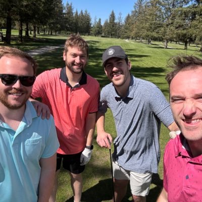 Golf - WA. Brett, Carson, Jackson, and Sean. Get out and Go Fore it 🏌🏻‍♂️⛳️