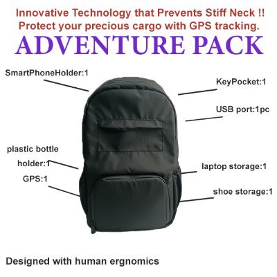 ■AdventurePack : GPS Tracking Tunctional School Bag
：https://t.co/uLnfwabOHO