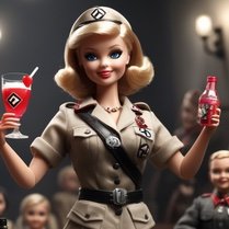 A Nazi Barbie girl in a Nazi Barbie world.