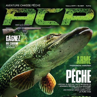 Aventure Chasse Pêche est un magazine de chasse et de pêche publié en raison de 4 fois par année.