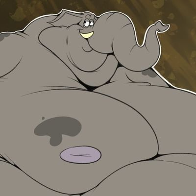 Just an Obese🐘 that loves Marco, Fat, Muscle, Kaiju, Scalies, and Pachys. age 23. 🔞 pfp by @TutRex92 WARNING! Belly sloshes and jiggles ahead~ 🐘💦