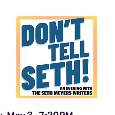 Don’t Tell Seth 2 Square Goodnight Oscar, The Menu, Veep, Maisel, The President Show, Wait Wait Don’t Tell Me, Colbert, Seth Meyers, At Home w Amy Sedaris