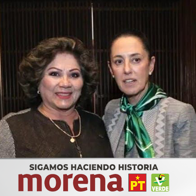 Candidata a Diputada del Partido Verde por el Dtto. 02 Federal con cabecera en Ixmiquilpan, Hidalgo.