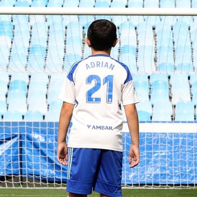 Forofo del Real Zaragoza.
Con el corazón azul y blanco, además de Granate del Calvario.